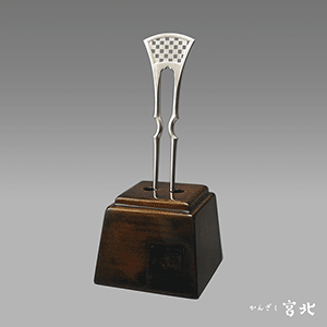 市松文様ばち型