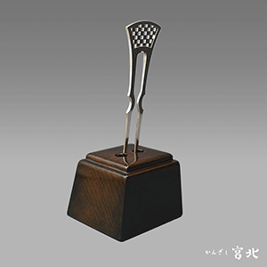 市松文様ばち型